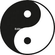 Postkarte Ying & Yang